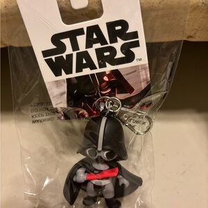 Star Wars Black Darth Vader Figure Keychain for men or woman